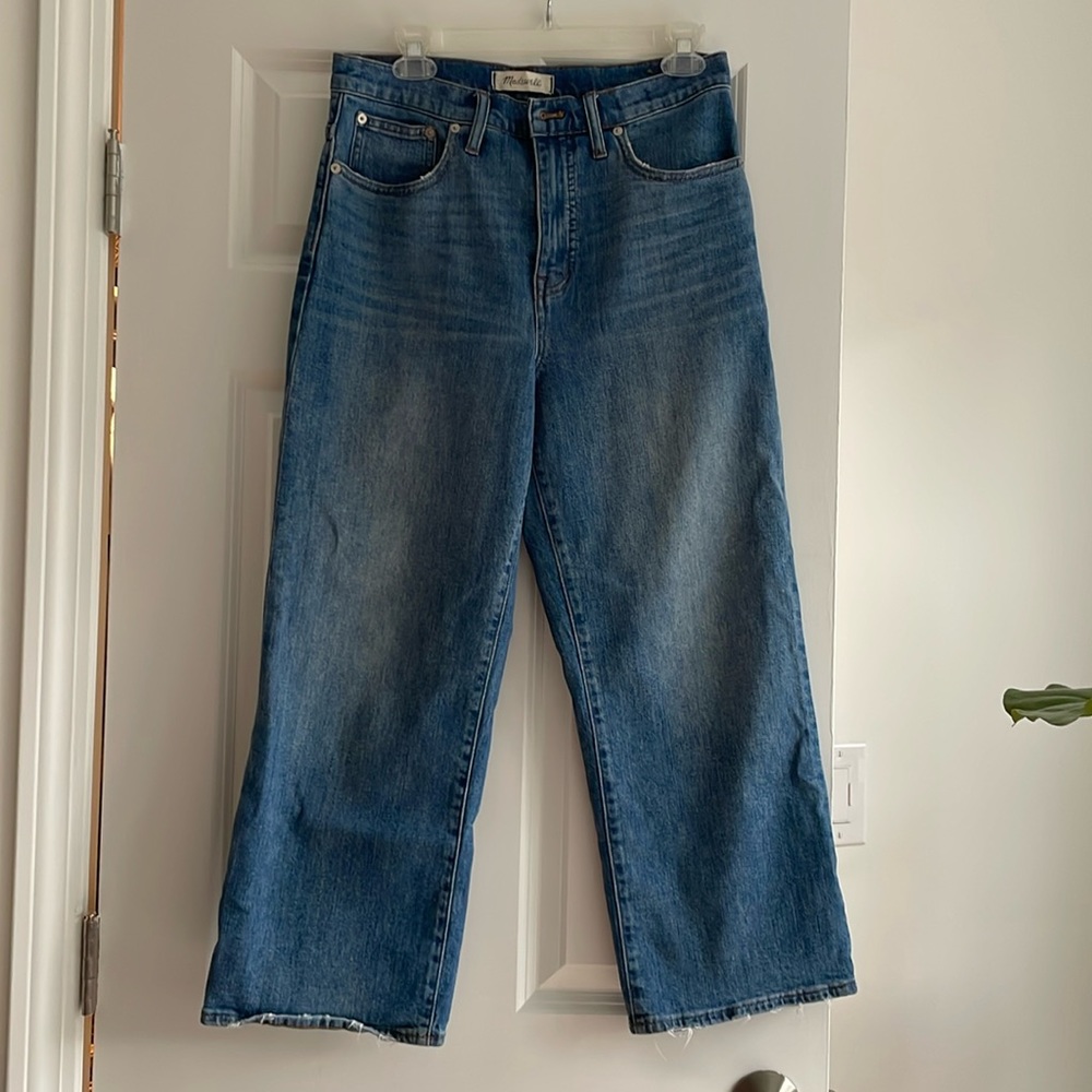 Madewell “Slim Wide-Leg Crop”